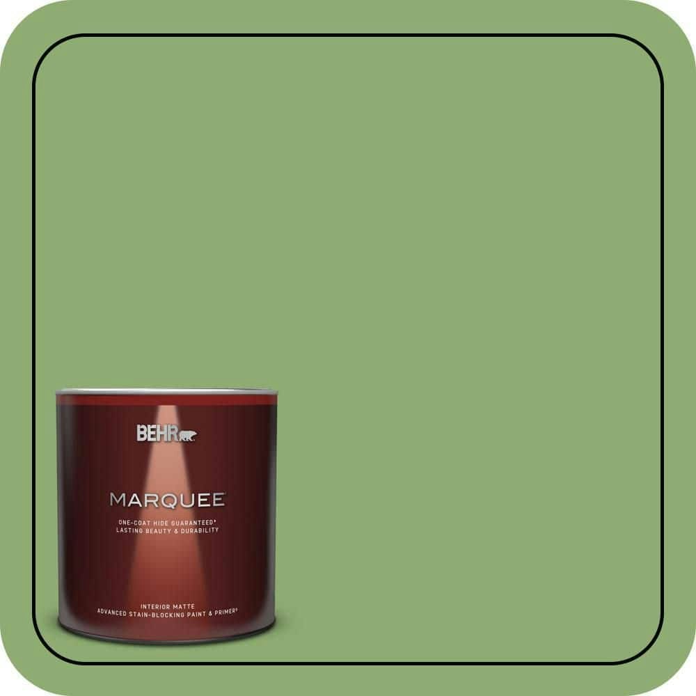Behr #430D-5 Geranium Leaf Matte Interior Paint & Primer 1-Quart: $26.98 Behr #430D-5 Geranium Leaf Matte Interior Paint & Primer 1-Quart: $26.98