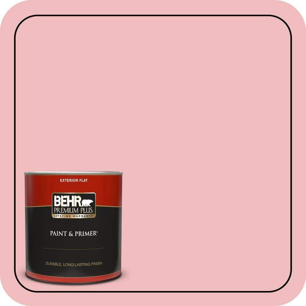 Behr 1-Quart Blush Rush Flat Exterior Paint & Primer: $23.98 Behr 1-Quart Blush Rush Flat Exterior Paint & Primer: $23.98