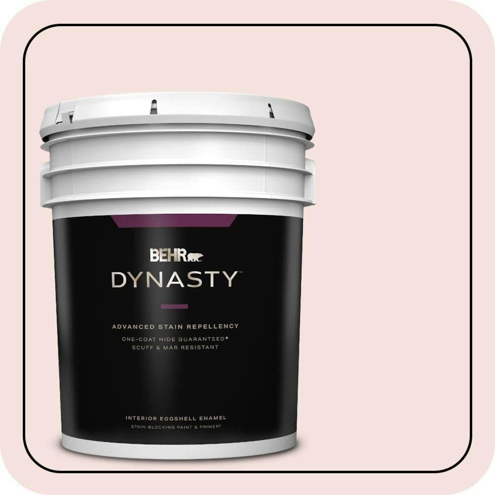 Strawberry Yogurt Eggshell Enamel Interior Stain-Blocking Paint and Primer 5-Gallon: $303 Strawberry Yogurt Eggshell Enamel Interior Stain-Blocking Paint and Primer 5-Gallon: $303