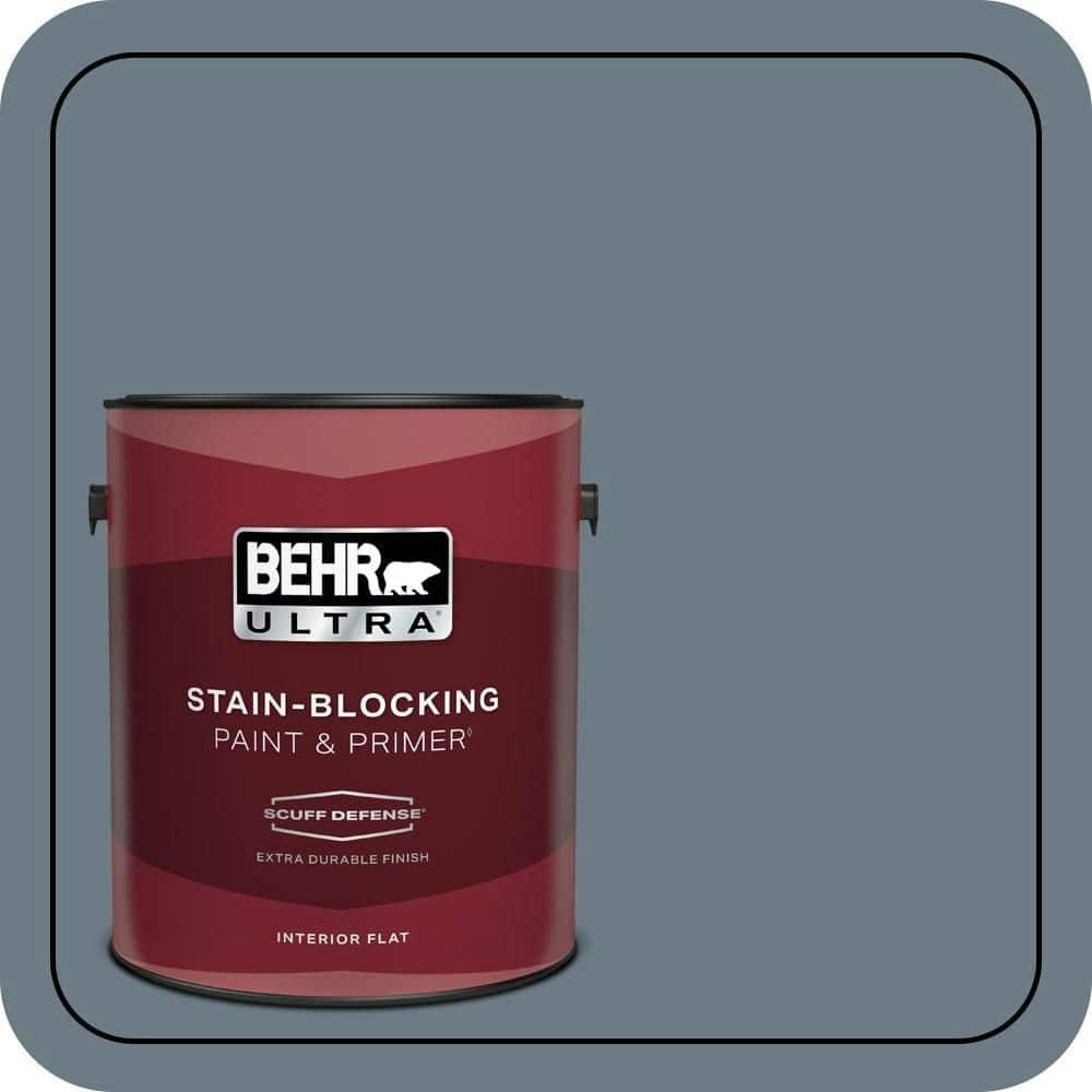 Behr Charcoal Blue Flat Interior Paint and Primer 1-Gallon: $43.98 Behr Charcoal Blue Flat Interior Paint and Primer 1-Gallon: $43.98