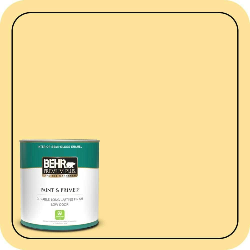 Behr Premium 1-Quart Roasted Corn Semi-Gloss Interior Paint and Primer: $20.48 Behr Premium 1-Quart Roasted Corn Semi-Gloss Interior Paint and Primer: $20.48