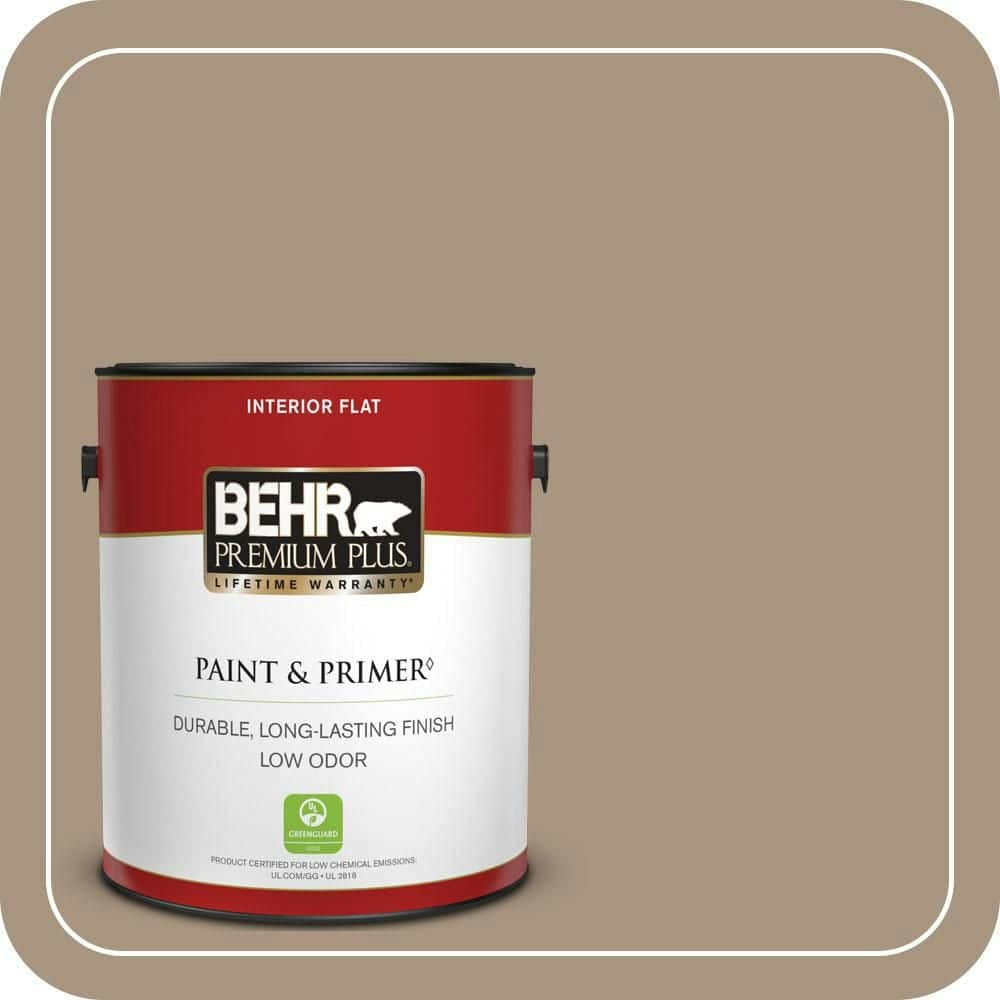 Behr Silent Sands Flat Interior Paint and Primer 1-Gallon: $34.98