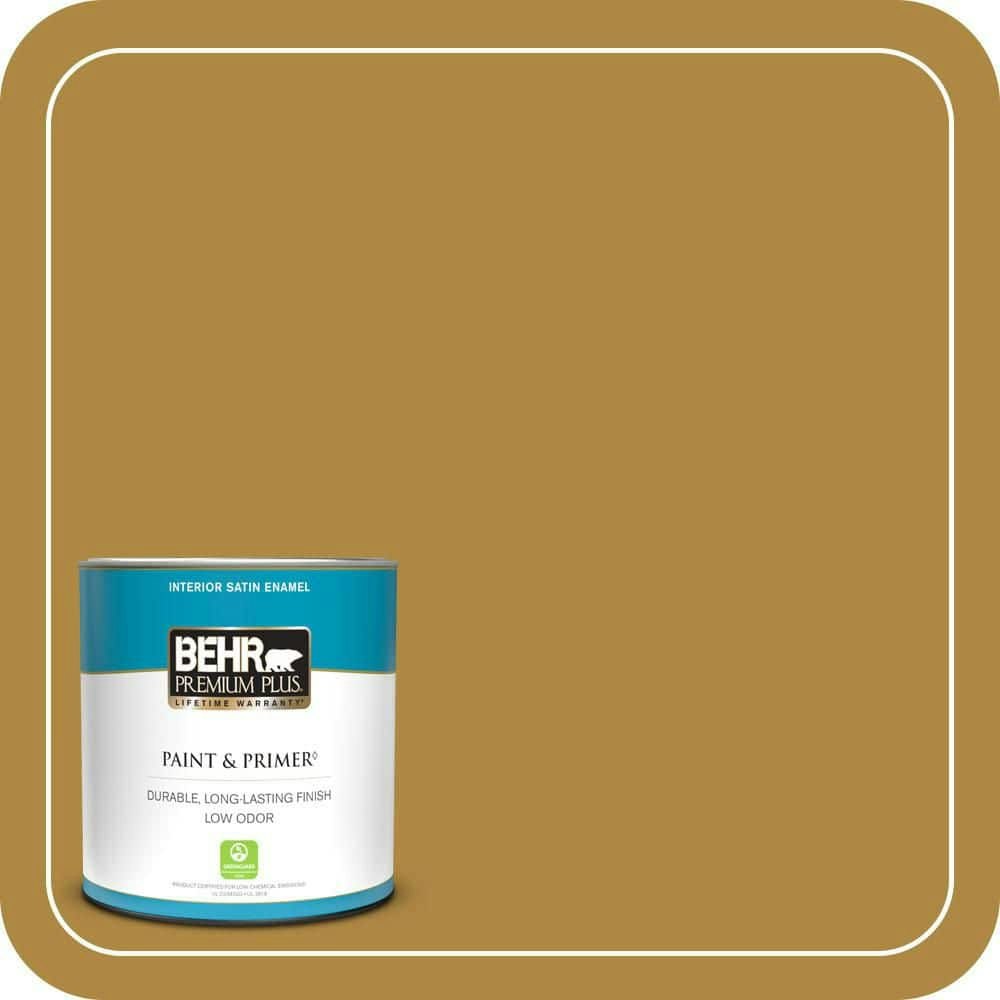 1-Quart Indian Spice Satin Enamel Interior Paint and Primer: $19.48
