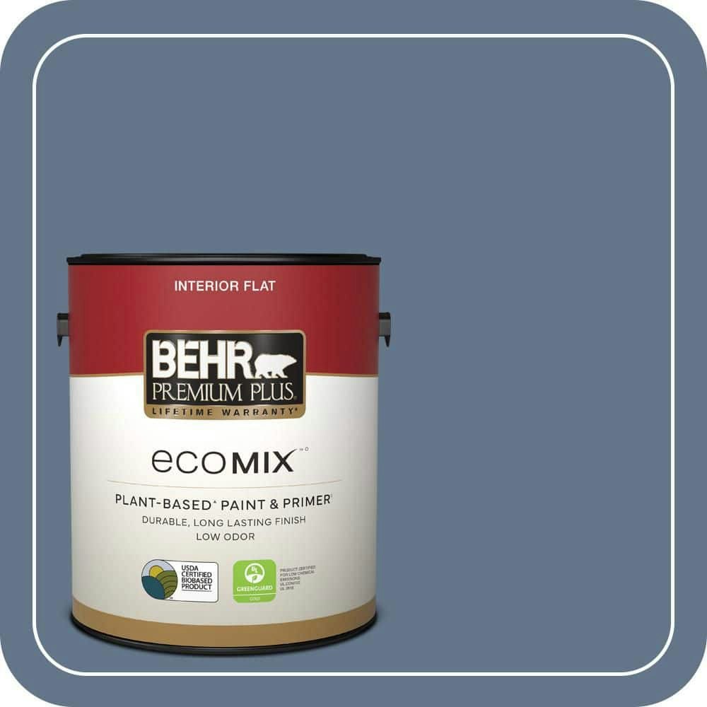 #BXC-75 Saltbox Blue Flat EcoMix Interior Paint & Primer 1-Gallon: $38.98 #BXC-75 Saltbox Blue Flat EcoMix Interior Paint & Primer 1-Gallon: $38.98