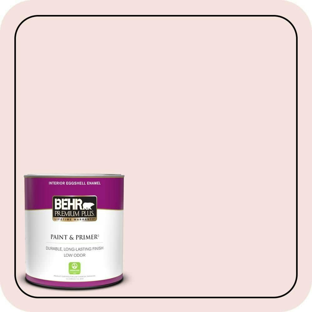 Strawberry Yogurt Eggshell Enamel Interior Paint and Primer 1-Quart Can: $18.48