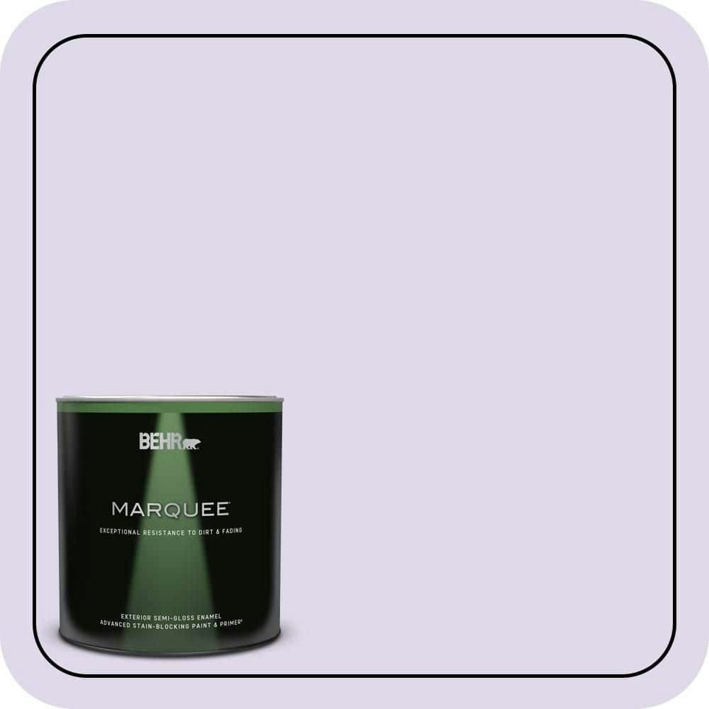 Misty Violet 1-Quart Semi-Gloss Exterior Paint and Primer: $35.98 Misty Violet 1-Quart Semi-Gloss Exterior Paint and Primer: $35.98
