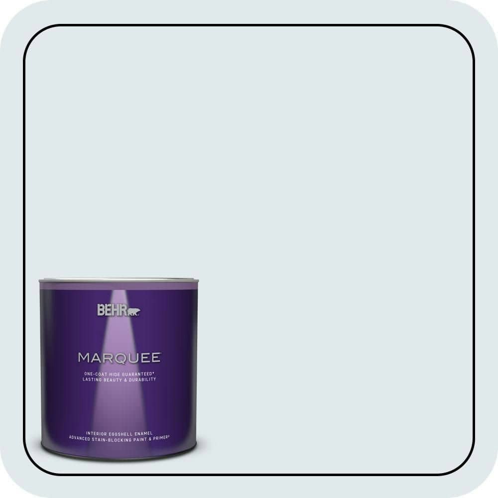 Behr Premium Plus 1-Quart Ice Floe Eggshell Interior Paint and Primer: $27.98