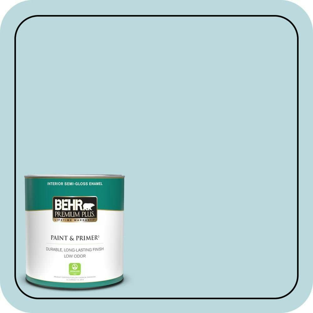 Air Blue Semi-Gloss Interior Paint and Primer 1-Quart: $20.48 Air Blue Semi-Gloss Interior Paint and Primer 1-Quart: $20.48