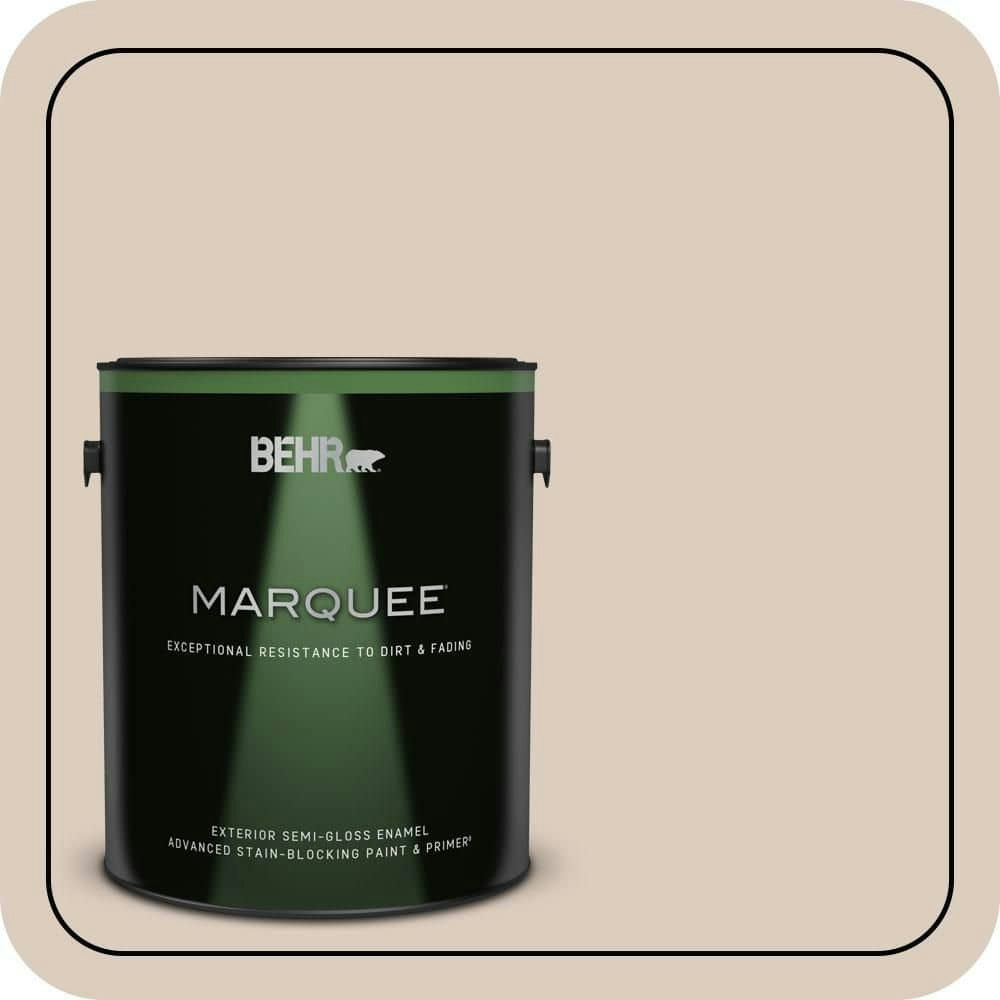 Behr Premium Stonewashed Brown Semi-Gloss Exterior Paint and Primer 1-Gallon: $71.98 Behr Premium Stonewashed Brown Semi-Gloss Exterior Paint and Primer 1-Gallon: $71.98