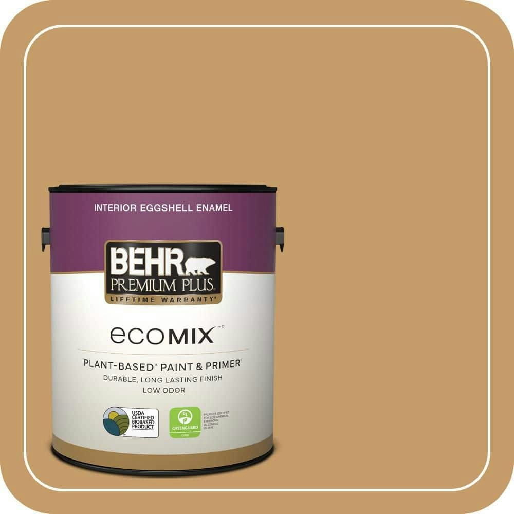 Behr #S290-5 Amber Autumn 1-Gallon Eggshell Interior Paint and Primer: $41.98