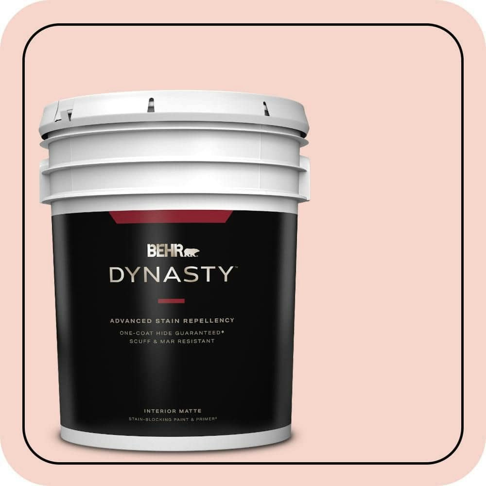 Behr #M170-1 Pink Elephant 5-Gallon Matte Interior Paint and Primer: $289 Behr #M170-1 Pink Elephant 5-Gallon Matte Interior Paint and Primer: $289