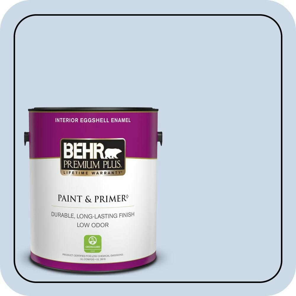 Calm Water Eggshell Enamel Interior Paint and Primer 1-Gallon: $37.98 Calm Water Eggshell Enamel Interior Paint and Primer 1-Gallon: $37.98