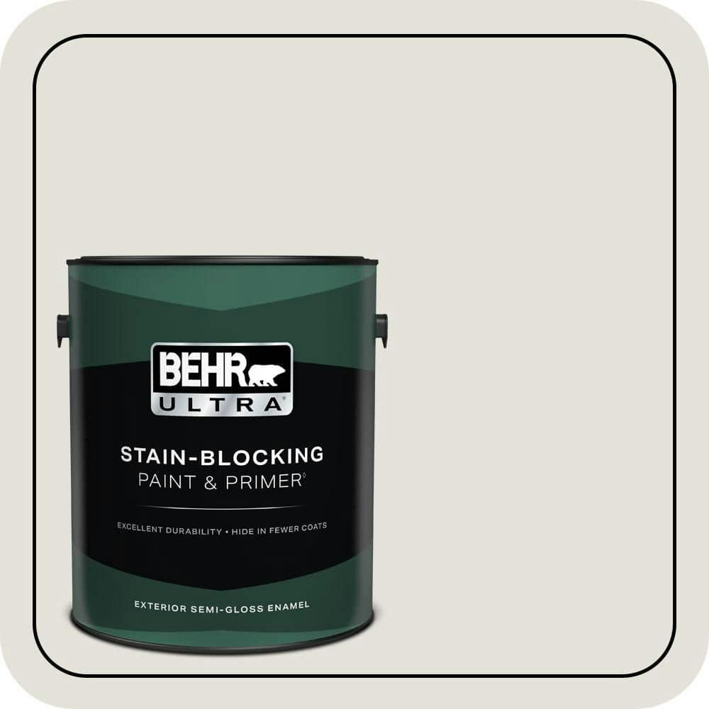 Behr Painters White Semi-Gloss Exterior Paint & Primer 1-Gallon: $61.98 Behr Painters White Semi-Gloss Exterior Paint & Primer 1-Gallon: $61.98