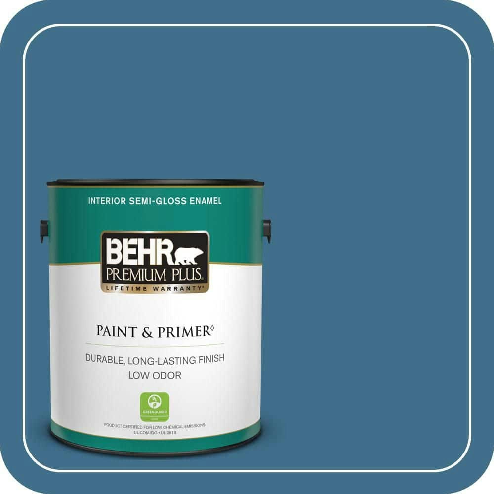 Sojourn Blue Semi-Gloss Interior Paint & Primer 1-Gallon: $43.98 Sojourn Blue Semi-Gloss Interior Paint & Primer 1-Gallon: $43.98