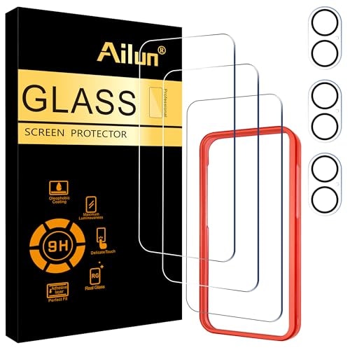 Ailun iPhone 16 6.1-inch Screen and Camera Lens Protector 3-Pack: $8.88