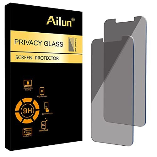 Ailun Privacy Tempered Glass Screen Protector for iPhone 17e/16e/14/13/13 Pro 2-Pack: $6.98