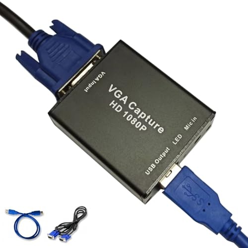 VGA to USB Video Capture Card: $40.71