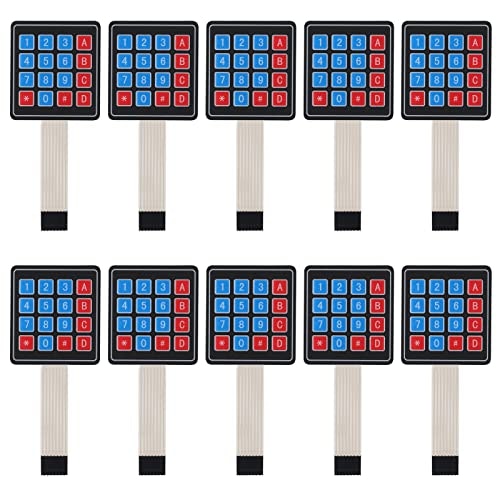 4x4 Membrane Matrix Keypad 10-Pack: $9.99 4x4 Membrane Matrix Keypad 10-Pack: $9.99
