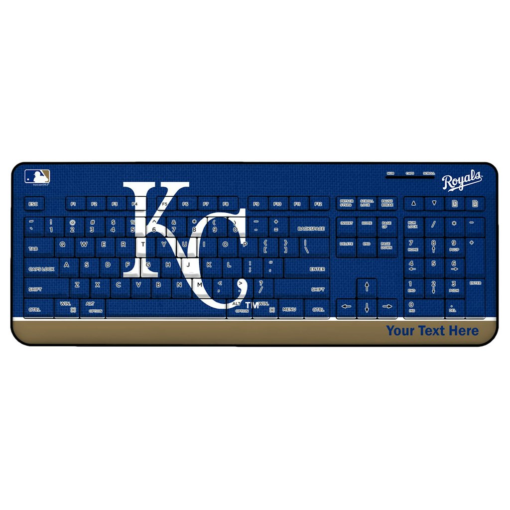 Kansas City Royals Personalized Wireless Keyboard: $99.99