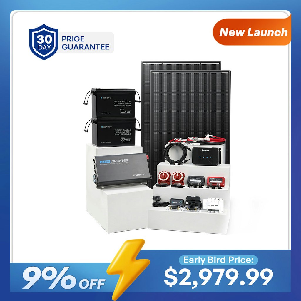 RV Solution Go Far 3.8kWh and Go Further 7.6kWh Battery Storage Systems: $1,799.99 RV Solution Go Far 3.8kWh and Go Further 7.6kWh Battery Storage Systems: $1,799.99