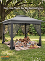 12' x 12' Pop Up Canopy Tent with Netting for $161 + free shipping