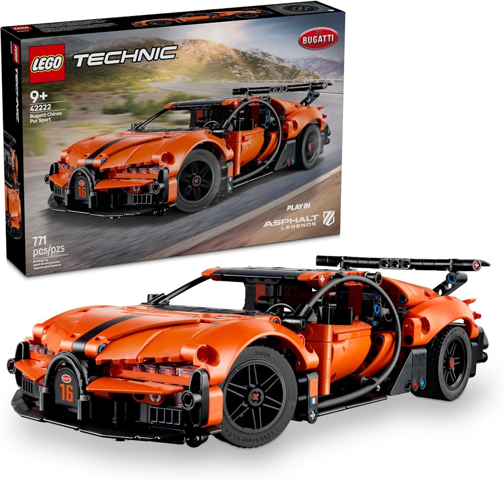 LEGO Technic Bugatti Chiron Pur Sport Hypercar: $52