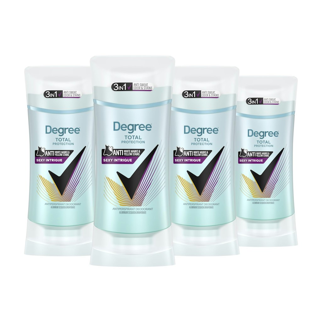 Degree 3-in-1 Antiperspirant Deodorant Sexy Intrigue 4-Pack: $14
