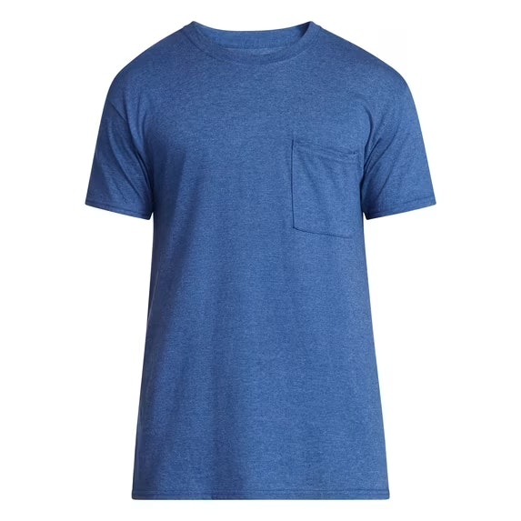Athletic Works Men's Cotton Pocket Tee: $2