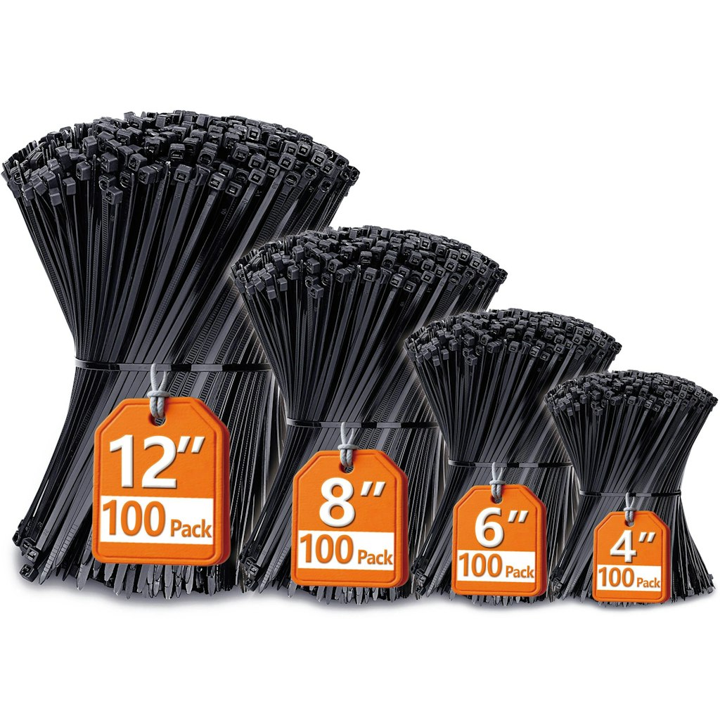 Assorted Zip Ties 400-Pack: $5.99