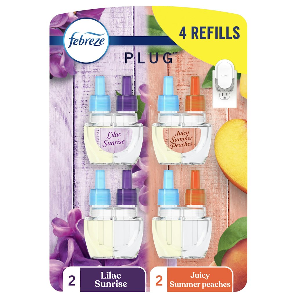 Febreze Plug-in Scented Oil Air Freshener Refills 4-Pack: $14 w/ Sub & Save