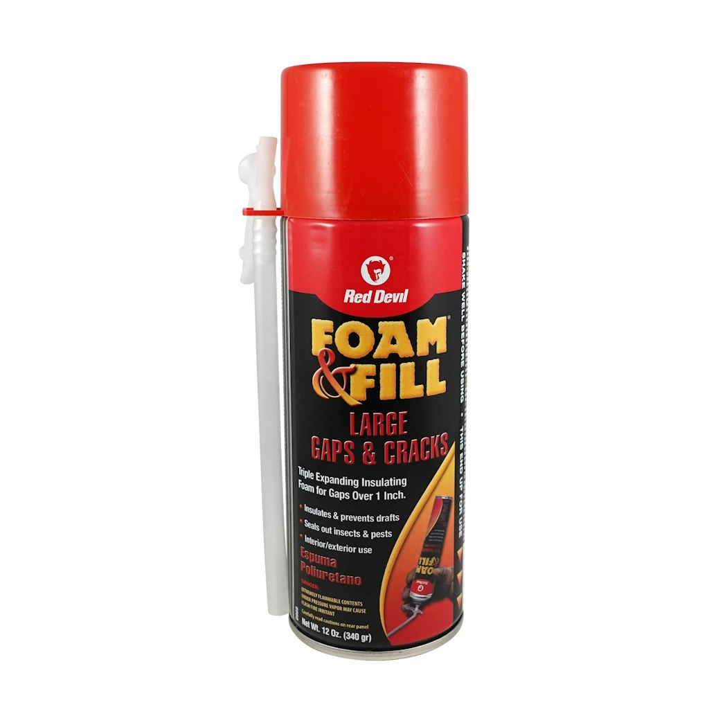 Red Devil 12-oz. Expanding Polyurethane Foam Sealant: $5.39