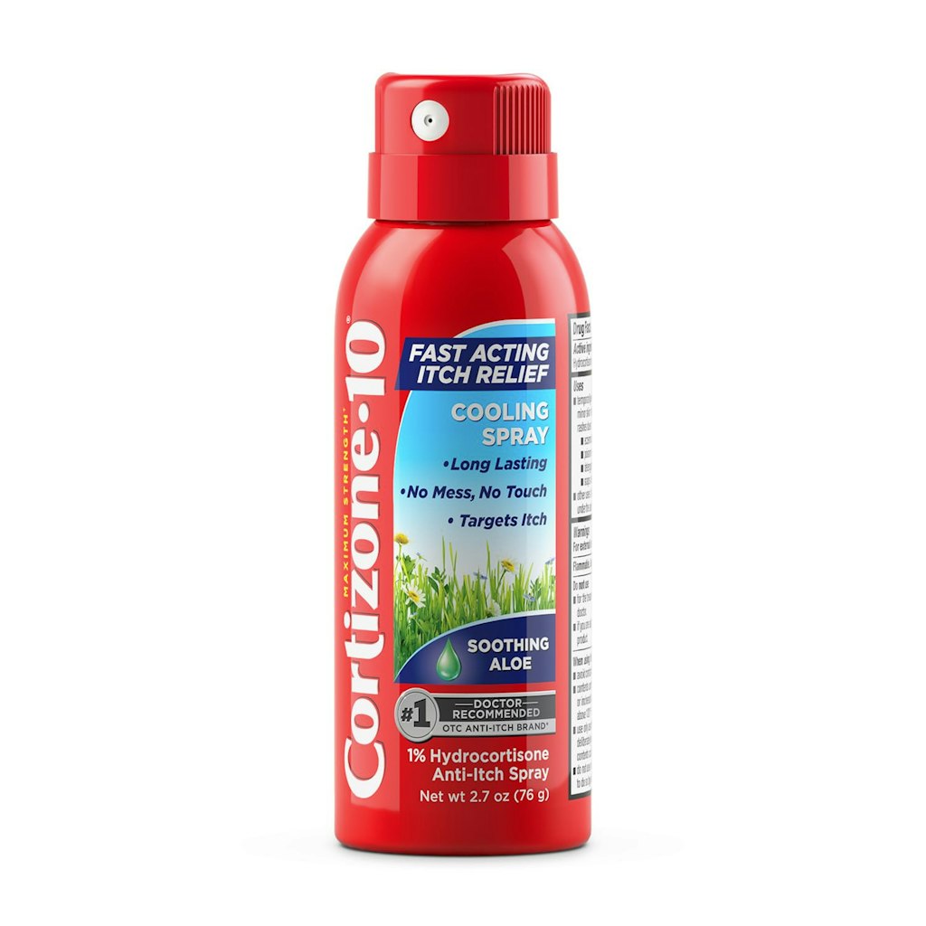 Cortizone 10 Maximum Strength Soothing Aloe Itch Relief Cooling Spray 2.7-oz.: $6.70 Cortizone 10 Maximum Strength Soothing Aloe Itch Relief Cooling Spray 2.7-oz.: $6.70