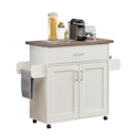 Techni Home Deluxe Mobile Kitchen Cart for $77 + free shipping