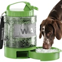 Portable Dog Water Bowl Dispenser w/ Pull-Out Bowl for $15 + free shipping w/ Prime