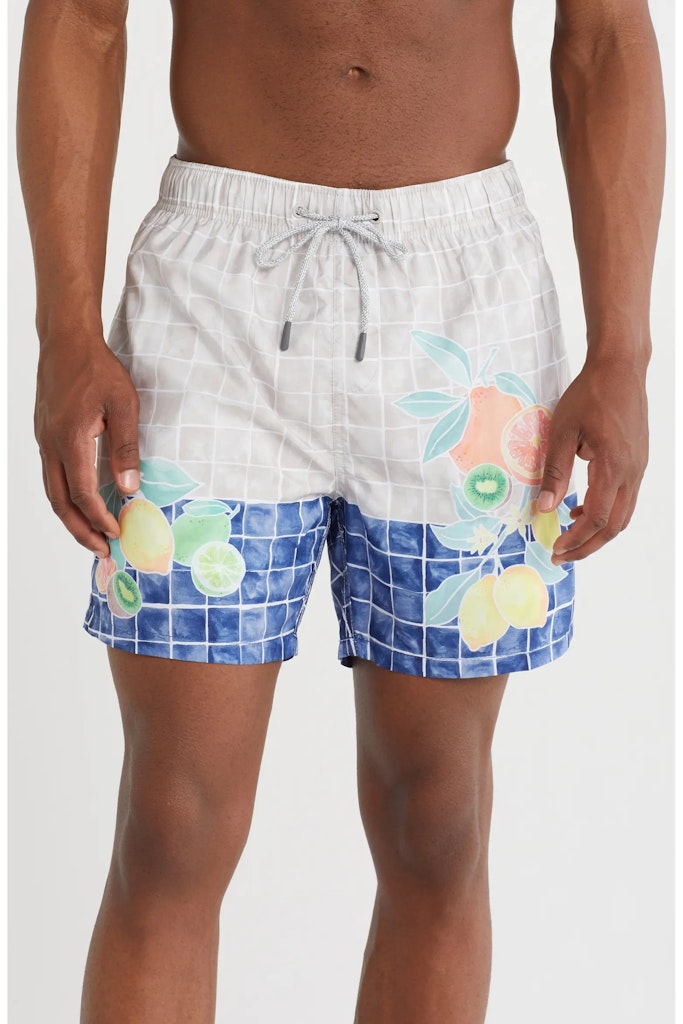Vintage Summer Men's Ponji Volley Swim Trunks:  $11