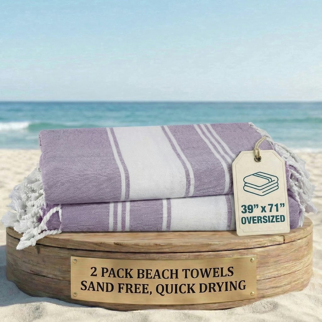 Casa Platino Hammam Beach Towels 2-Pack: $14 Casa Platino Hammam Beach Towels 2-Pack: $14