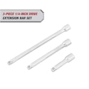 Hyper Tough 1/4" Drive 3-Piece Extension Bar Set for $5 + free shipping w/ $35