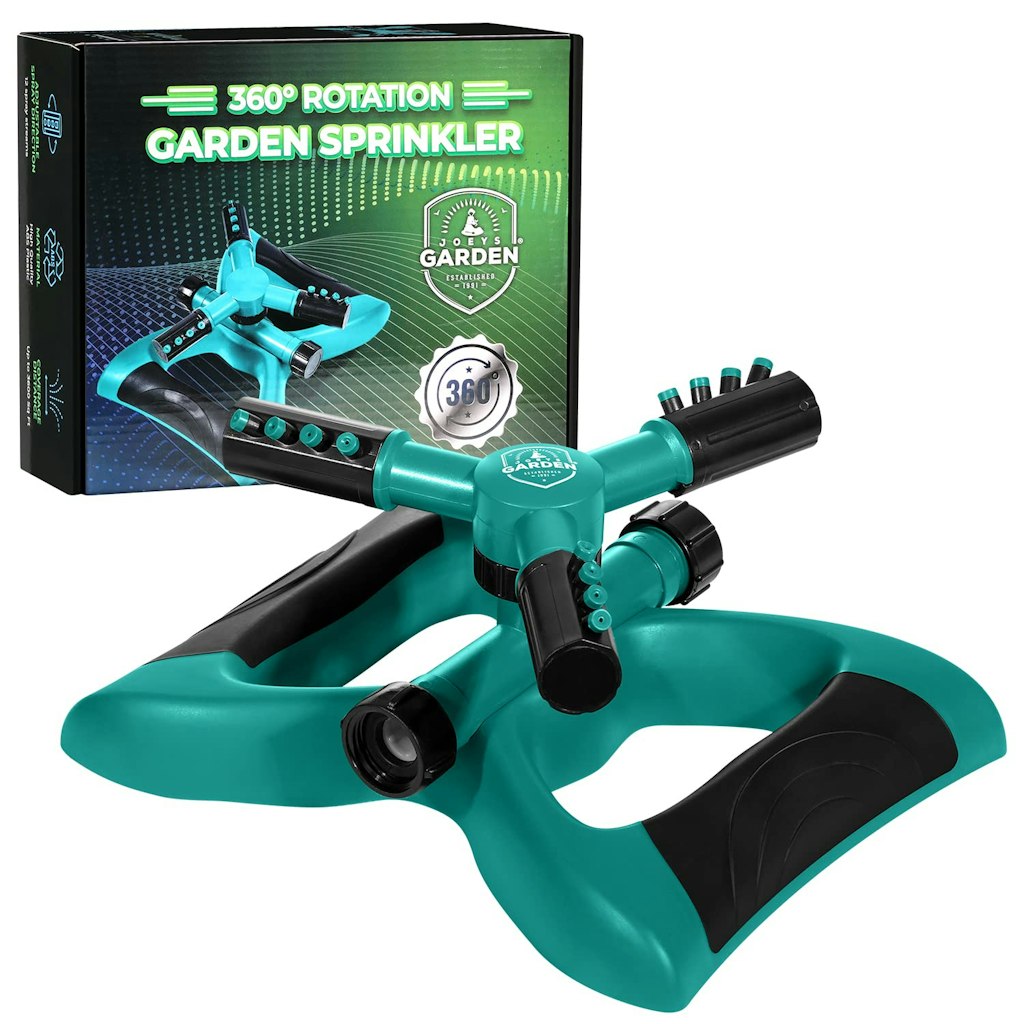 Joeys Sprinkler 3-Arm Rotating Lawn & Yard Sprinkler: $20 Joeys Sprinkler 3-Arm Rotating Lawn & Yard Sprinkler: $20