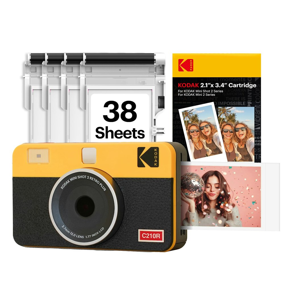Kodak Mini Shot 2 Retro 2-in-1 Instant Digital Camera and Photo Printer: $110