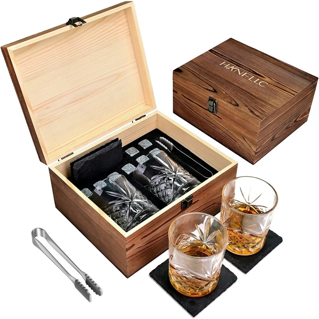 Tinana Whiskey Glass Gift Set: $23
