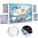 Playboda 1500-Piece Rotating Plastic Puzzle Board w/ Drawers & Cover for $60 + free shipping