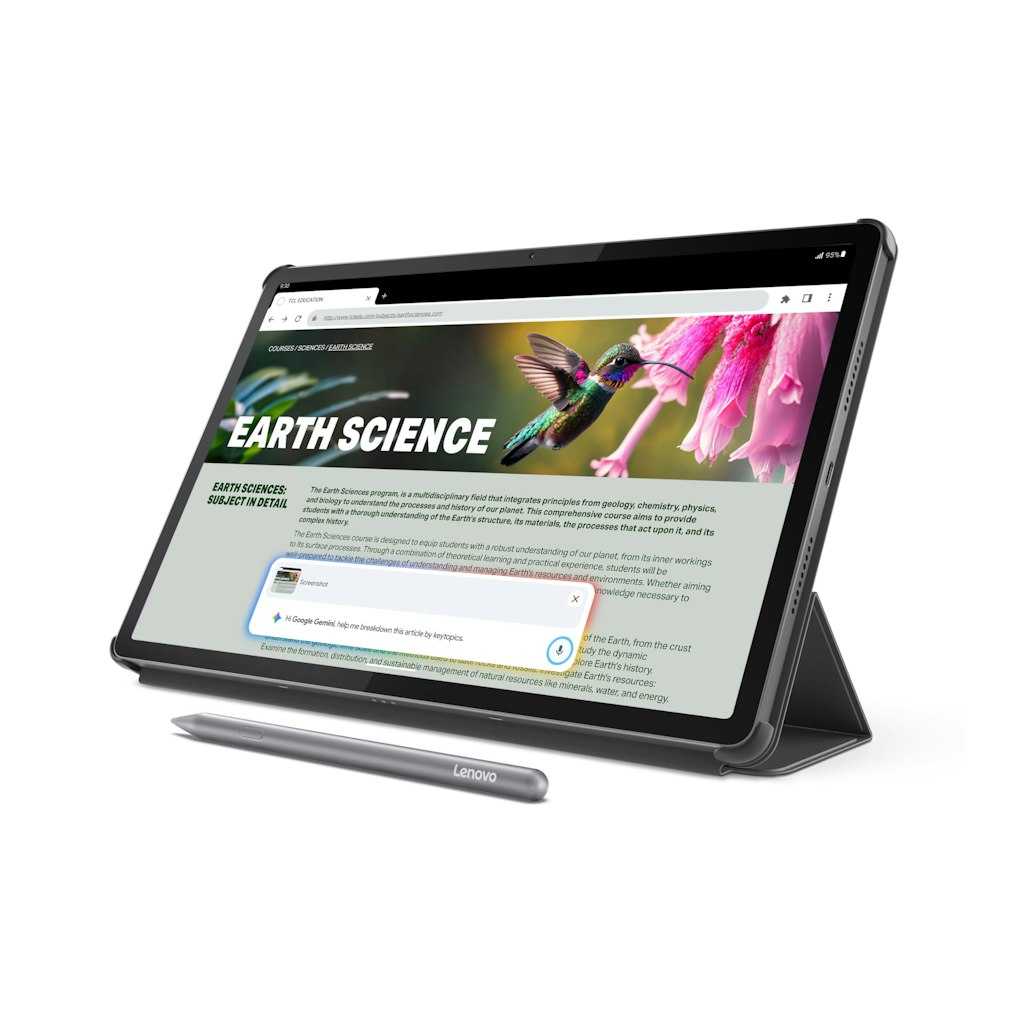 Lenovo IdeaTab Pro 12.7" 3K LCD Tablet w/ Pen & Folio Case: $289