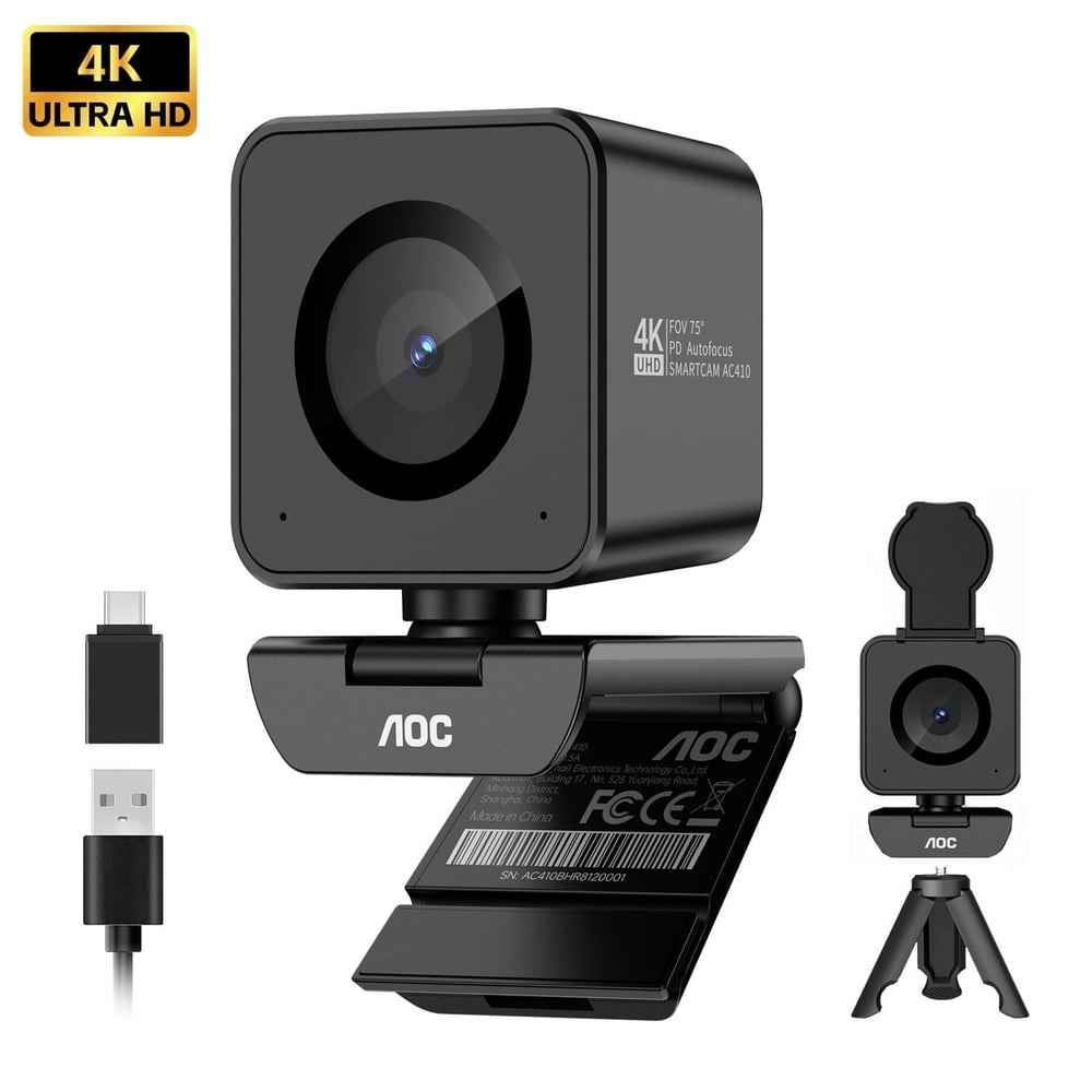 AOC 4K UHD USB Webcam: $38.69 AOC 4K UHD USB Webcam: $38.69