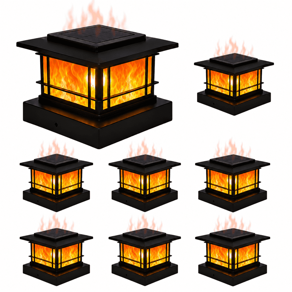 Mehoom Solar Post Cap Lights 8-Pack: $41.39