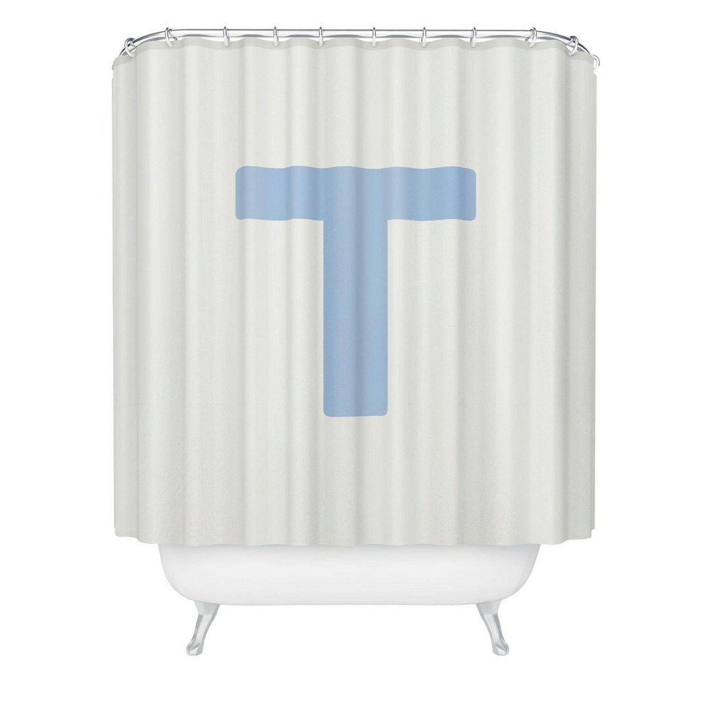 Deny Designs April Lane Monogram T Shower Curtain: $69.99