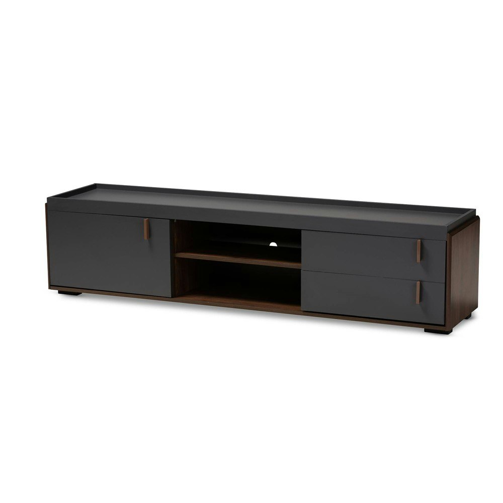 Baxton Studio Rikke 2-Drawer Two-Tone Wood TV Stand for TVs up to 65": $184.99 Baxton Studio Rikke 2-Drawer Two-Tone Wood TV Stand for TVs up to 65": $184.99