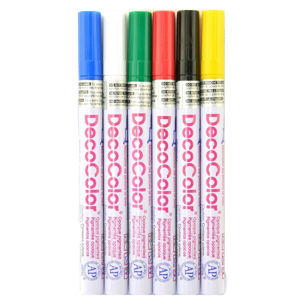 Marvy Uchida Decocolor Fine Point Paint Marker 6-Pack: $20.99 Marvy Uchida Decocolor Fine Point Paint Marker 6-Pack: $20.99