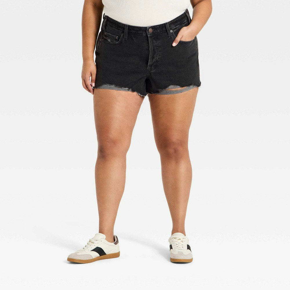 Universal Thread Women's High-Rise 2.5-Inch Cut-Off Jean Shorts: $28 Universal Thread Women's High-Rise 2.5-Inch Cut-Off Jean Shorts: $28