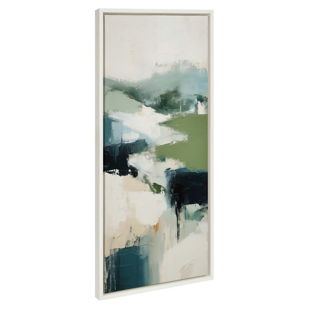 Kate & Laurel 18"x40" Sylvie Skyline II Framed Canvas: $99.99 Kate & Laurel 18"x40" Sylvie Skyline II Framed Canvas: $99.99
