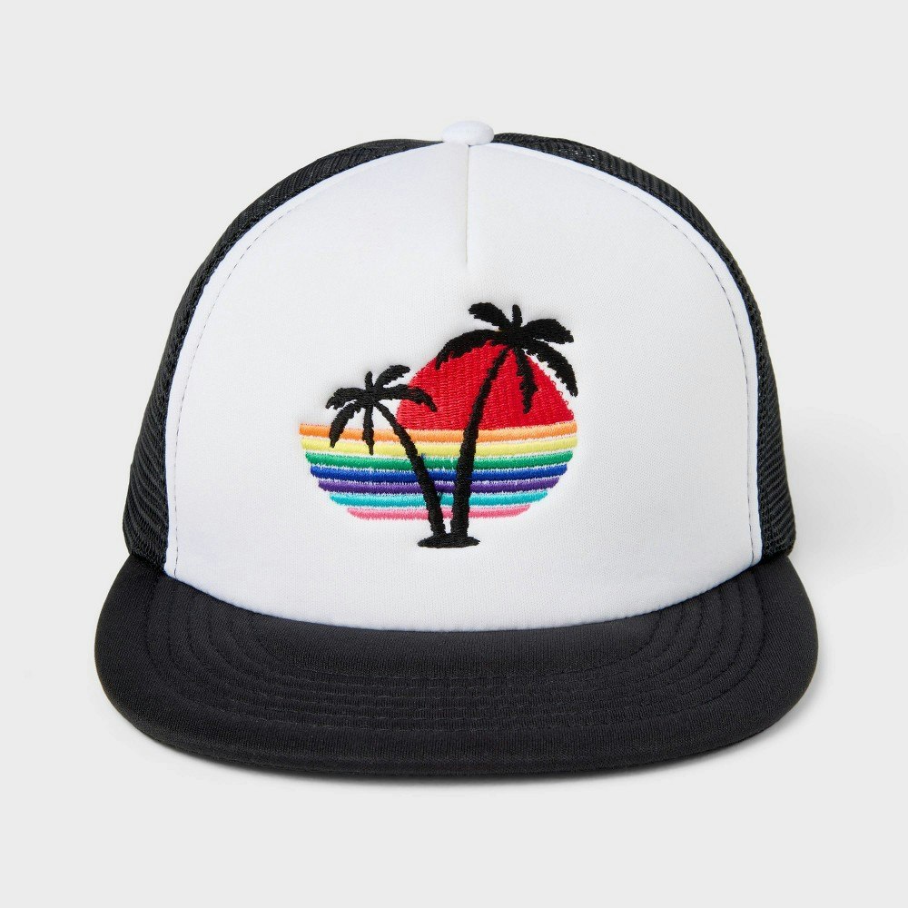 Pride Adult Phluid Project Rainbow Trucker Hat: $17 Pride Adult Phluid Project Rainbow Trucker Hat: $17
